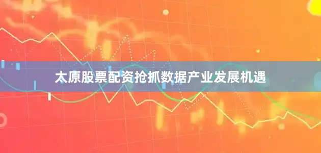 太原股票配资抢抓数据产业发展机遇