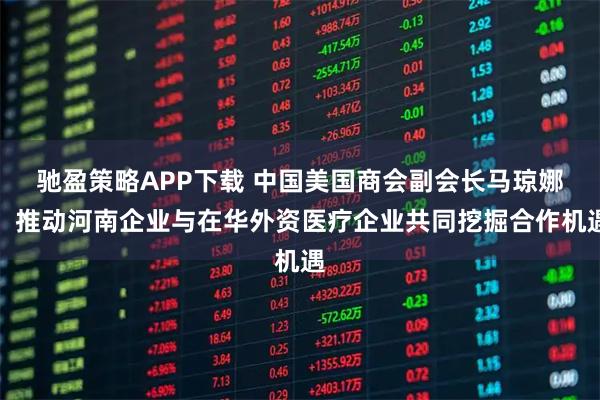 驰盈策略APP下载 中国美国商会副会长马琼娜：推动河南企业与在华外资医疗企业共同挖掘合作机遇